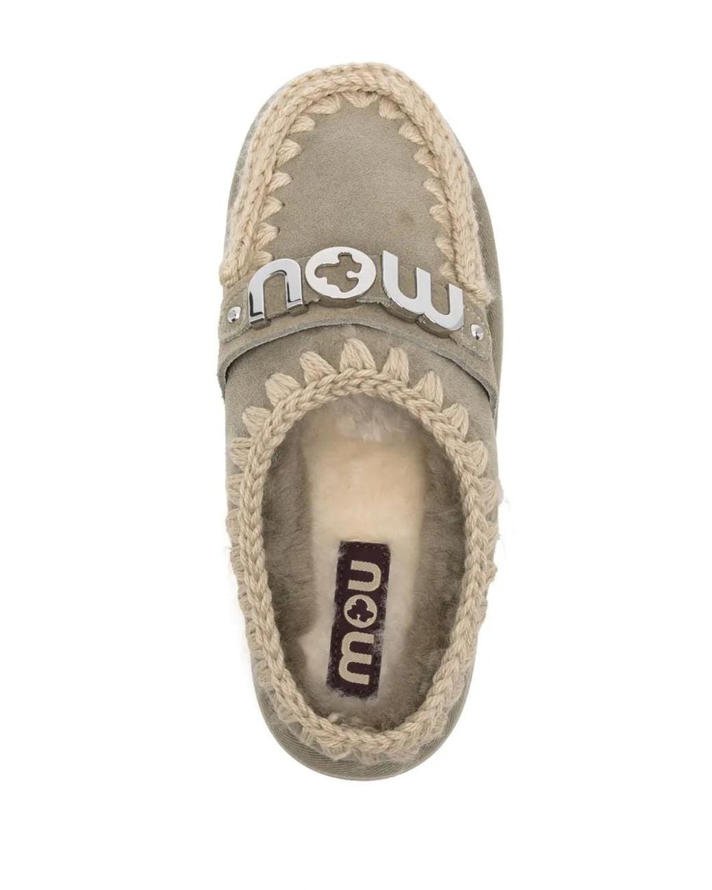 Mou Gray Bounce Clog Slipper