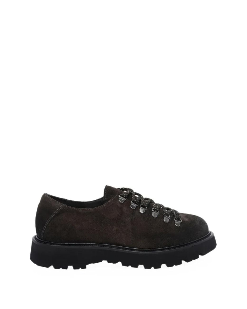 Pawelk's Black Baskets Basses En Daim À Bout Rond for men