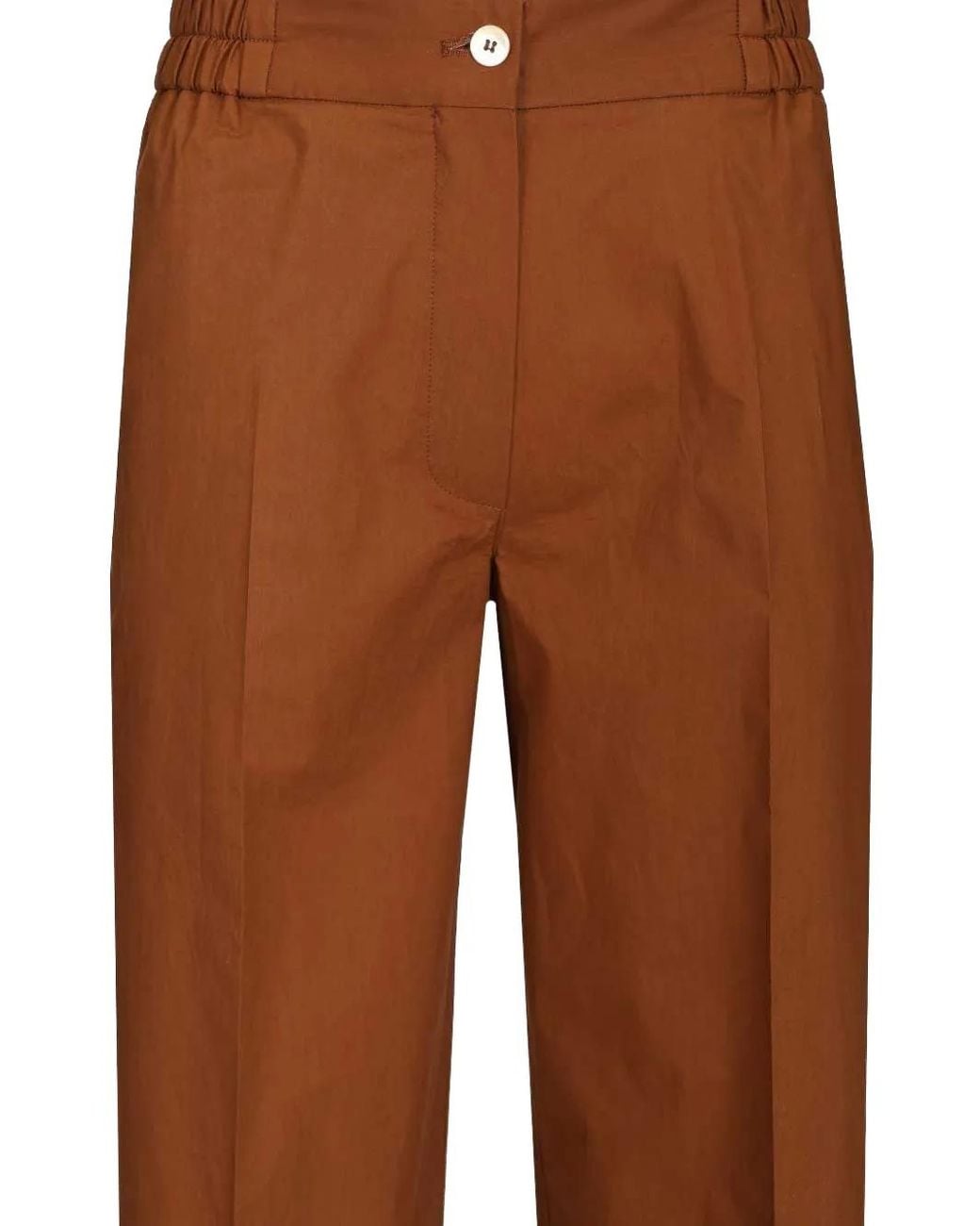 Forte_forte Brown Poplin Pajama Trousers