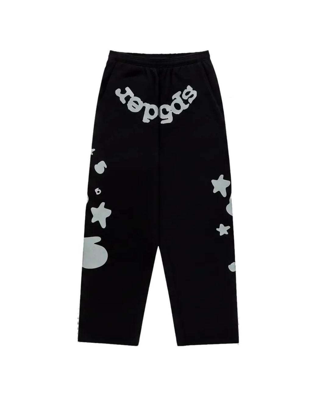 Sp5der Black Beluga Reflective Track Pants for men