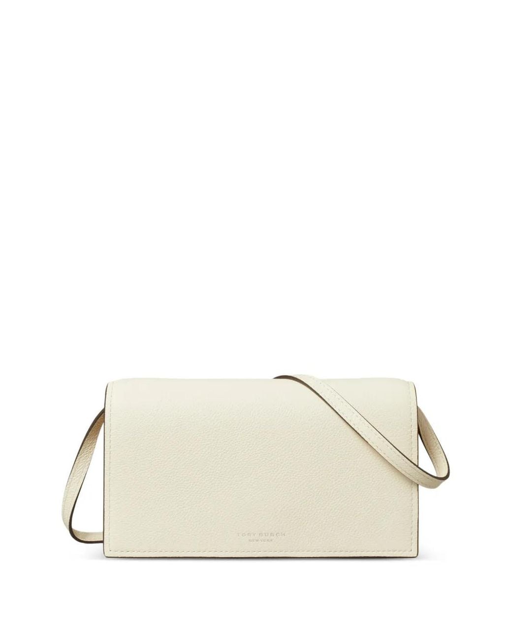 Tory Burch Natural Romy Zip Fastening Cross Body Bags