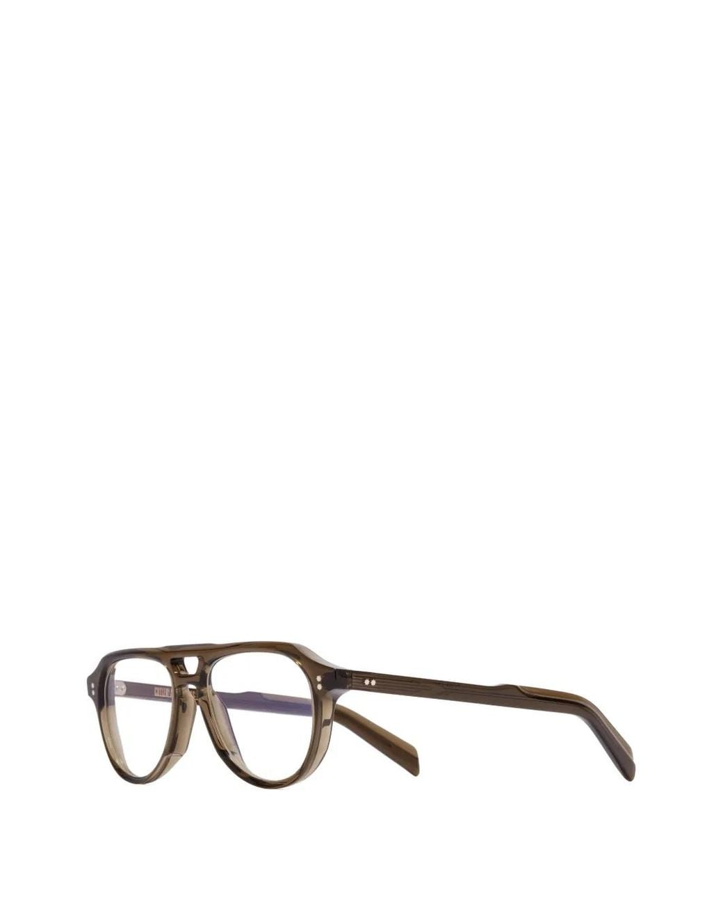 Cutler & Gross Black Lunettes De Vue À Monture Pilote for men