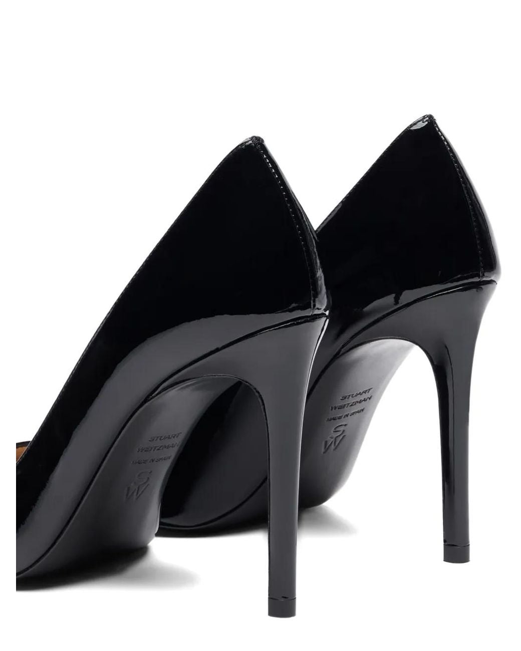 Stuart Weitzman Black Stuart Power Pumps 100Mm