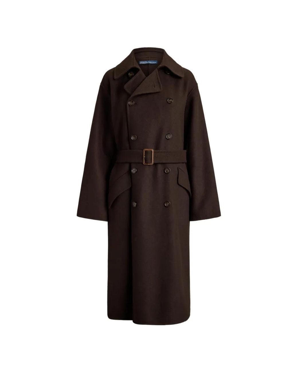 Polo Ralph Lauren Brown Double-Breasted Trench Coat