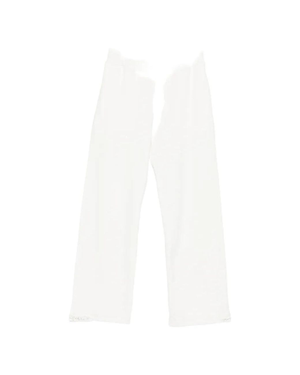 DIESEL White Logo-Patch Track Pants for men