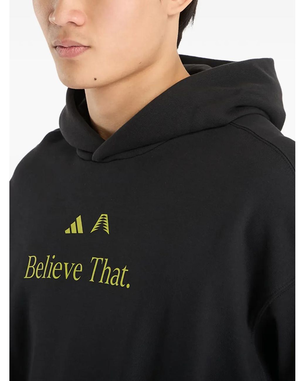 Adidas Gray X Anthony Edwards Kangaroo-Pocket Hoodie for men