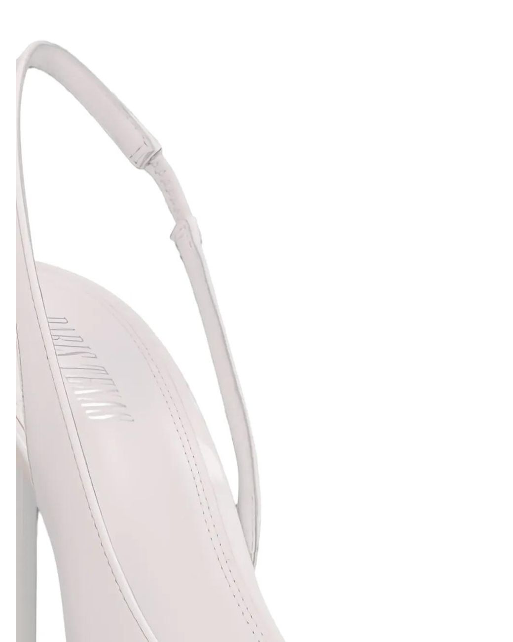 Paris Texas White Lidia Slingback Sandals