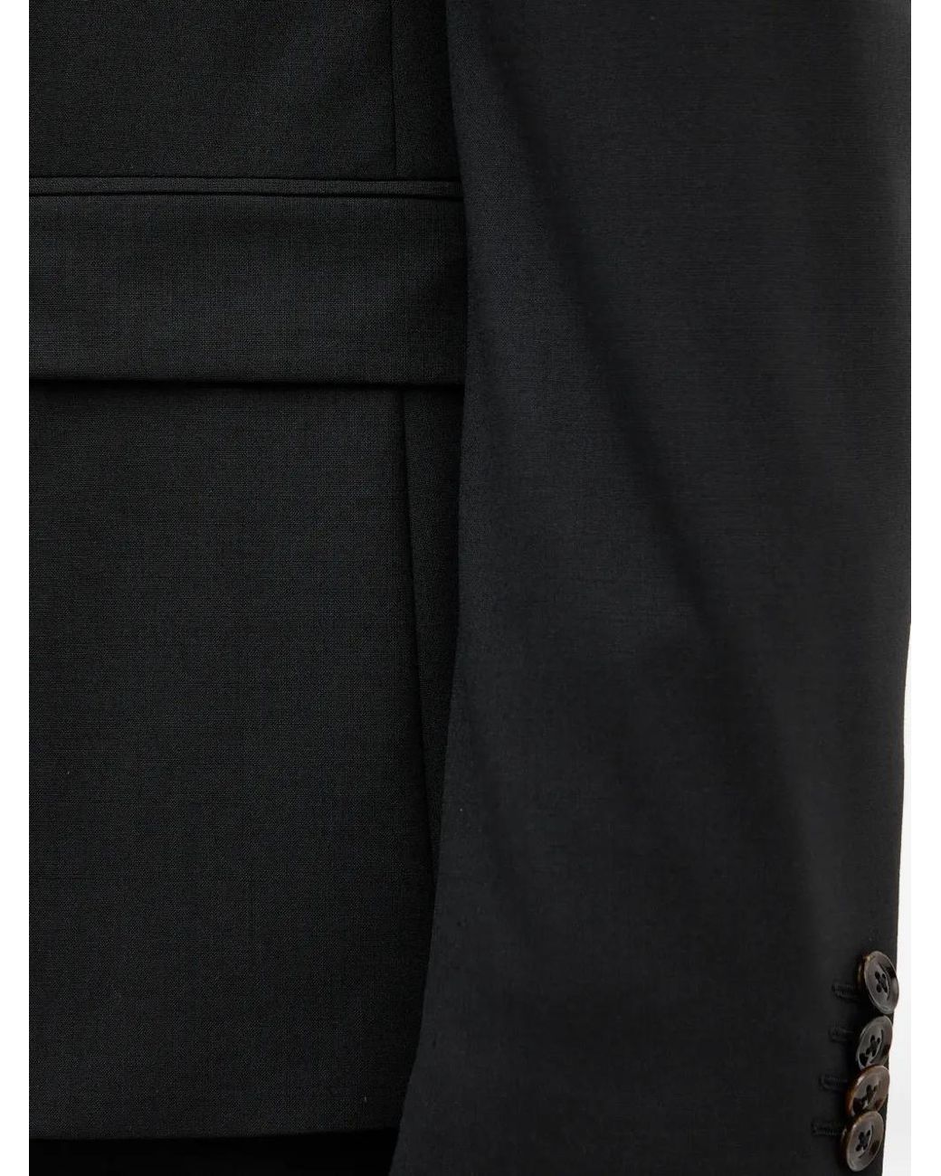 Mos Mosh Black Single-Breasted Blazer for men