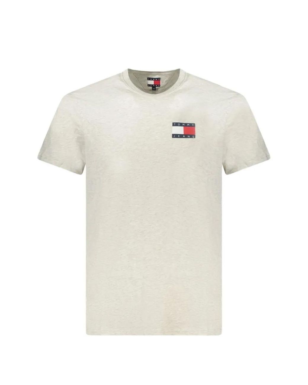 Tommy Hilfiger White T-Shirt À Patch Logo for men