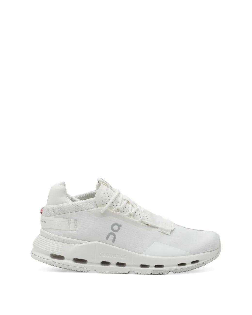 On Shoes White Cloudnova 2 Cloudrunner 3 Sneakers