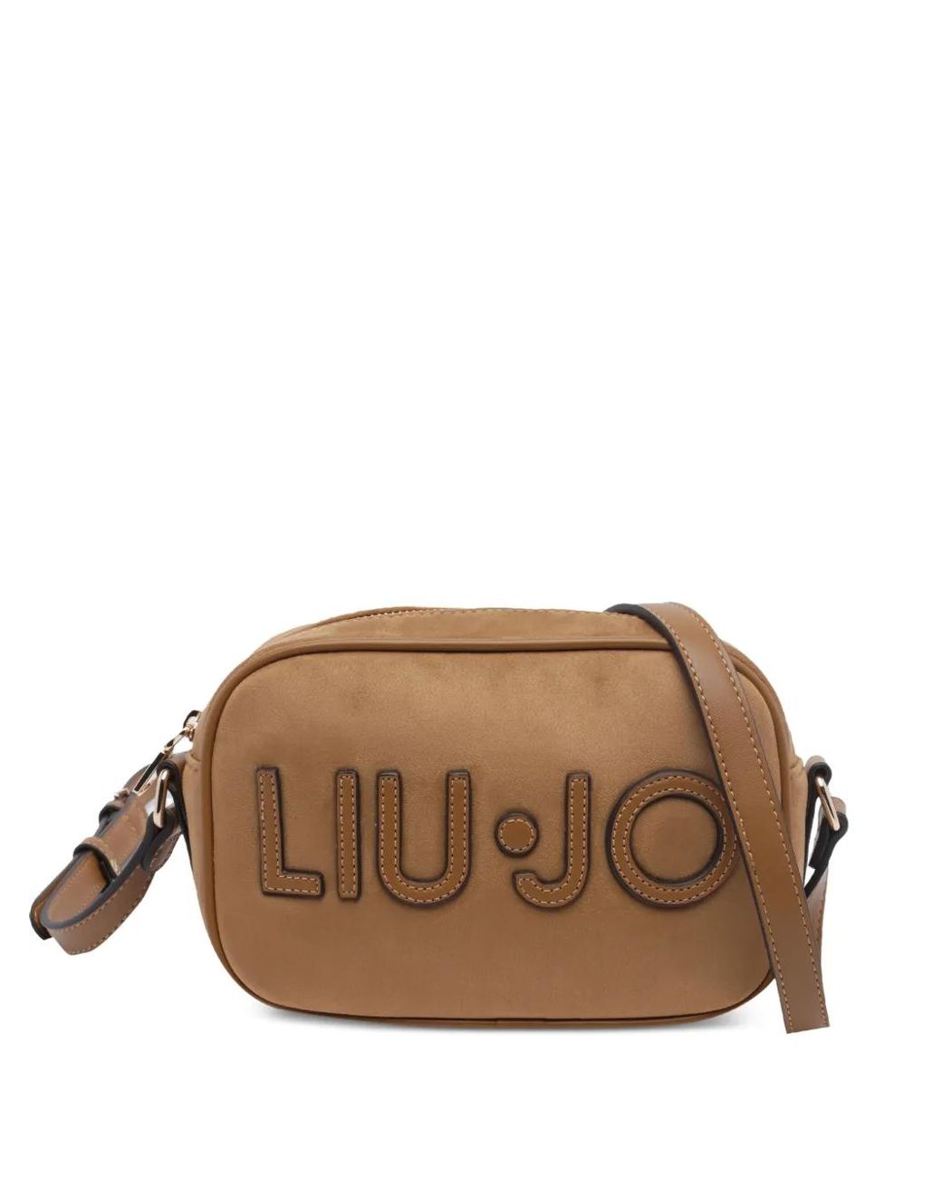 Liu Jo Brown Sac Porté Épaule À Patch Logo