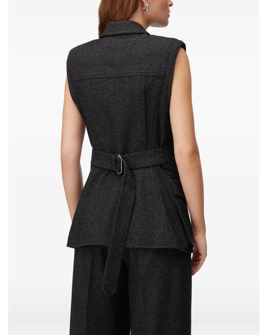 RETORI Black Patch-Pocket Saharienne Vest