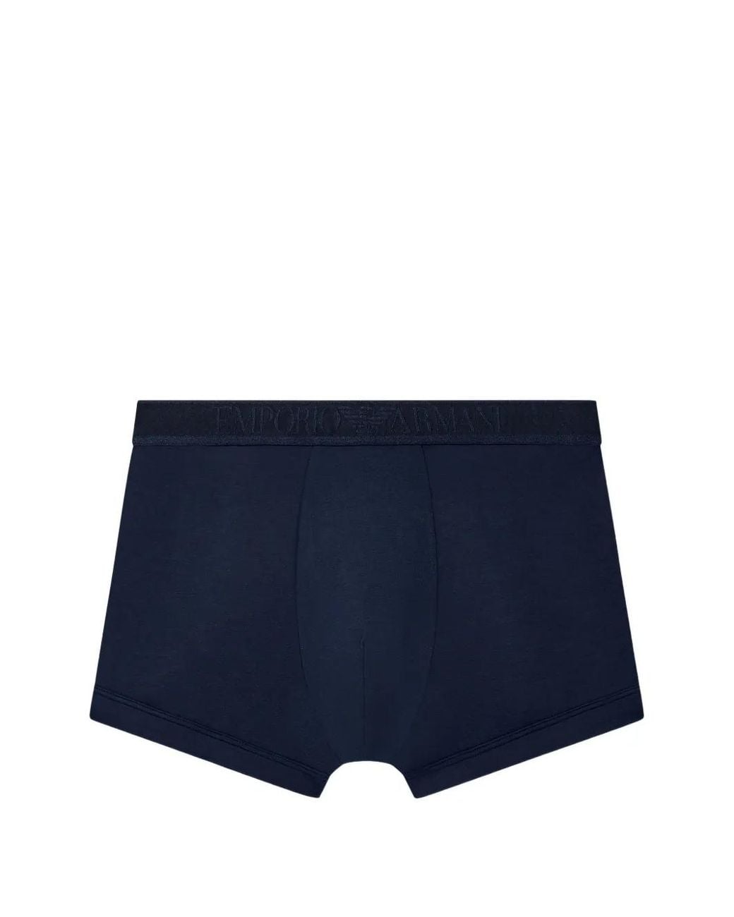 EA7 Blue Logo-Waistband Boxers for men