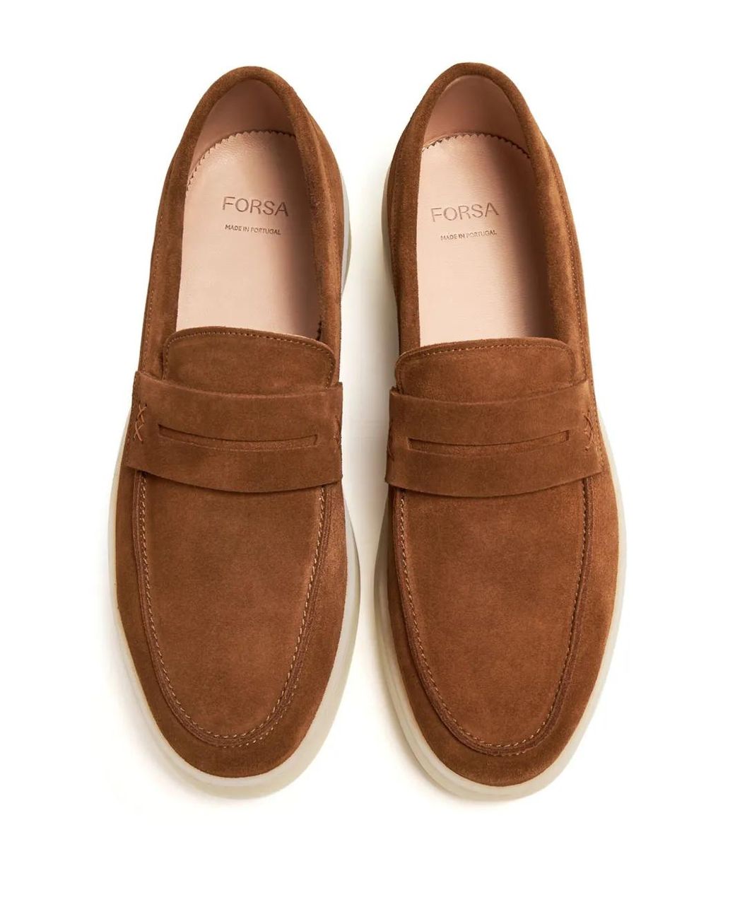 Forsa Brown Armando Loafers for men