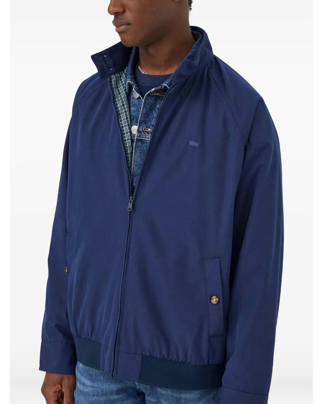 Levi's Blue Backer Harrington Jacket for men