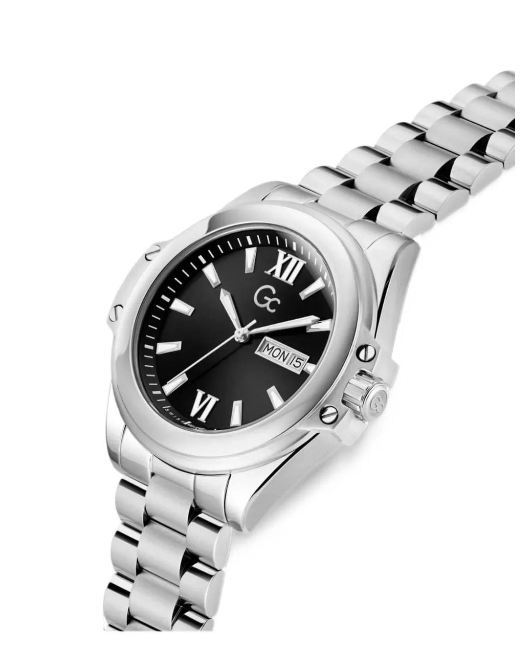 Guess Gray Gc Bolt 43Mm Watch for men
