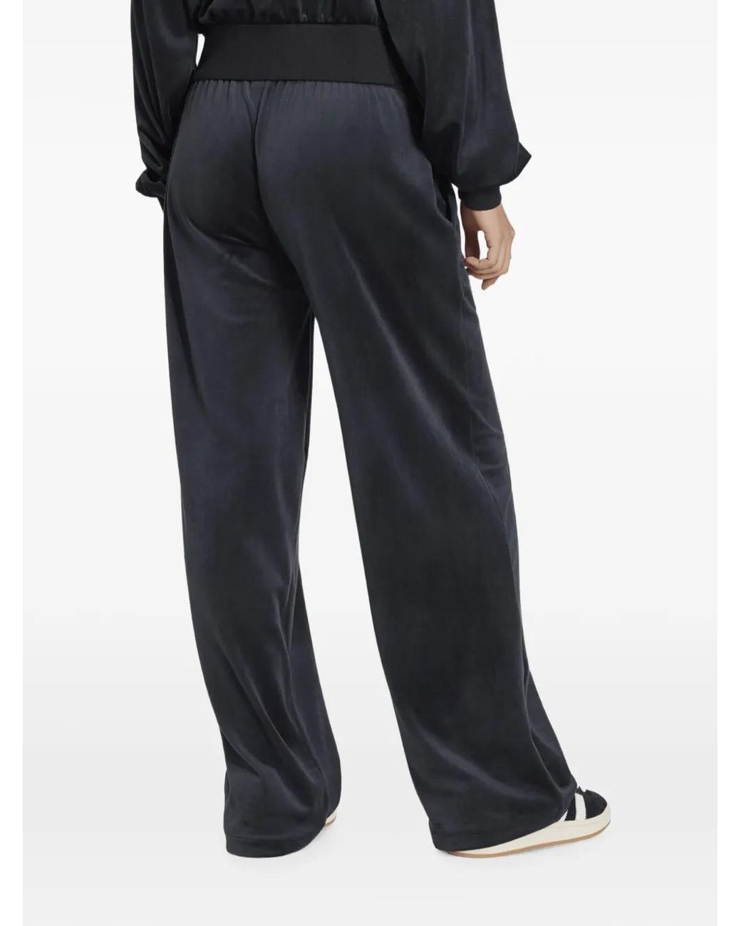 Adidas Black Pantalon Essentials En Velours