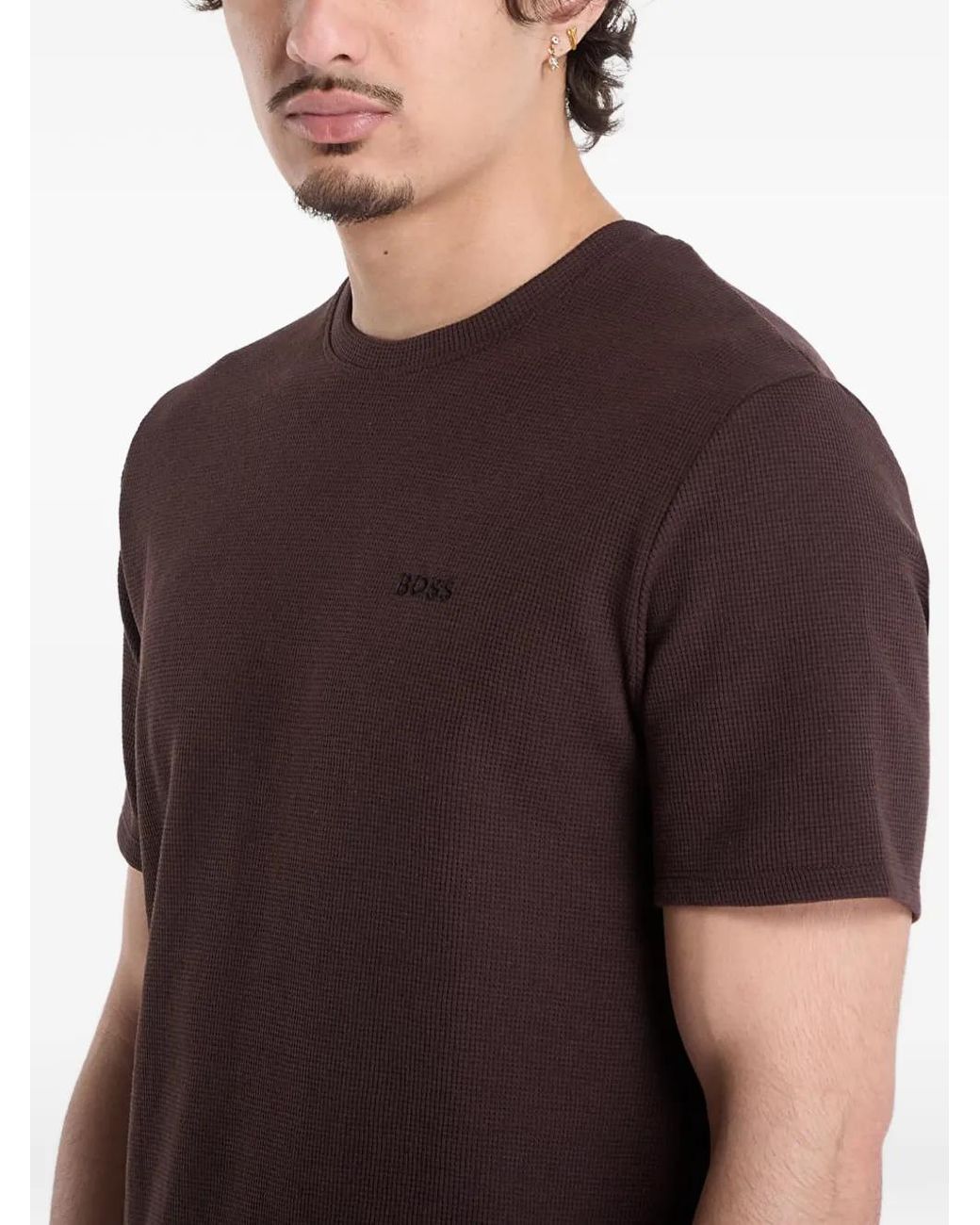 HUGO Red T-Shirt À Logo Brodé for men