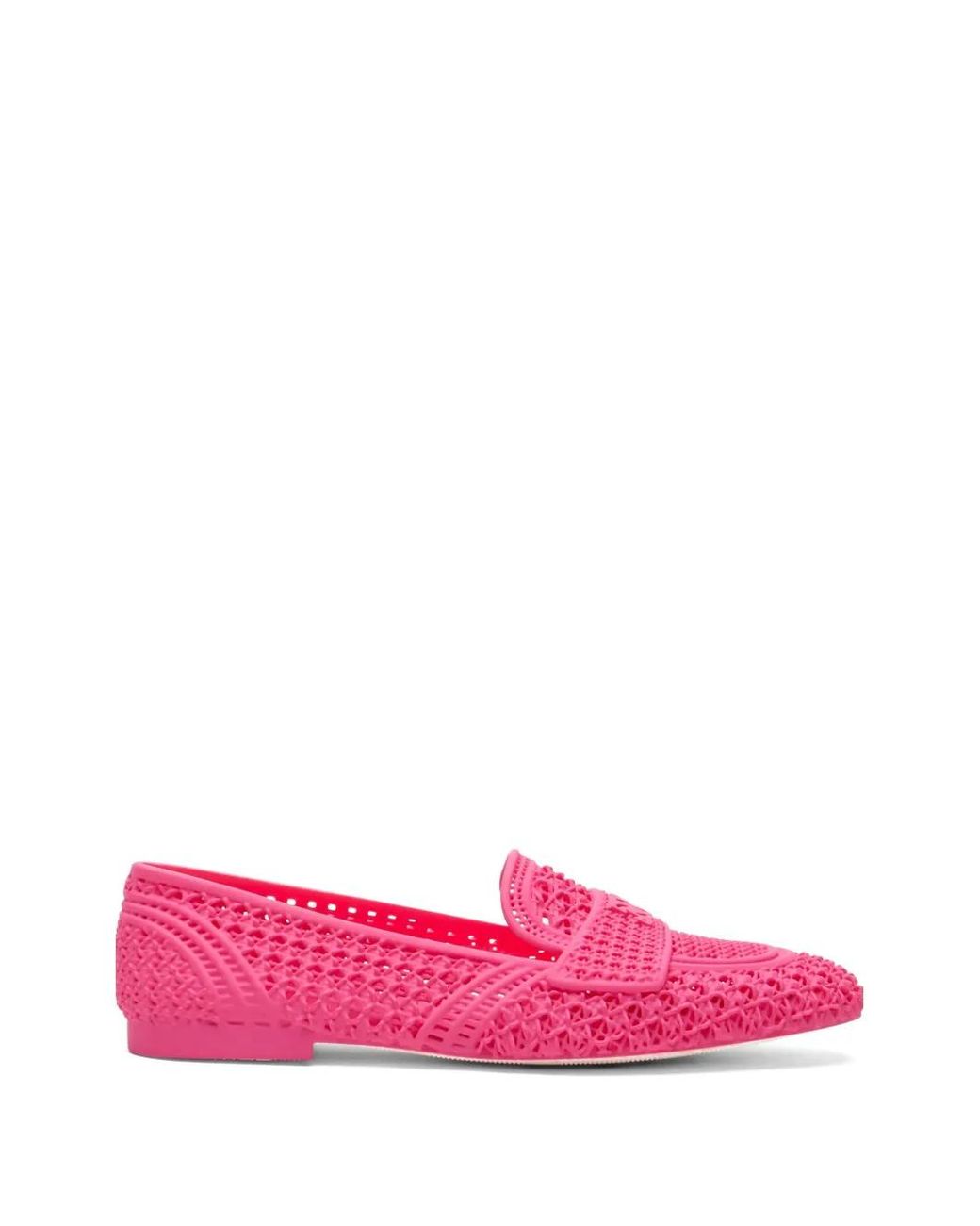 Casadei Pink 3D-Printed Loafers