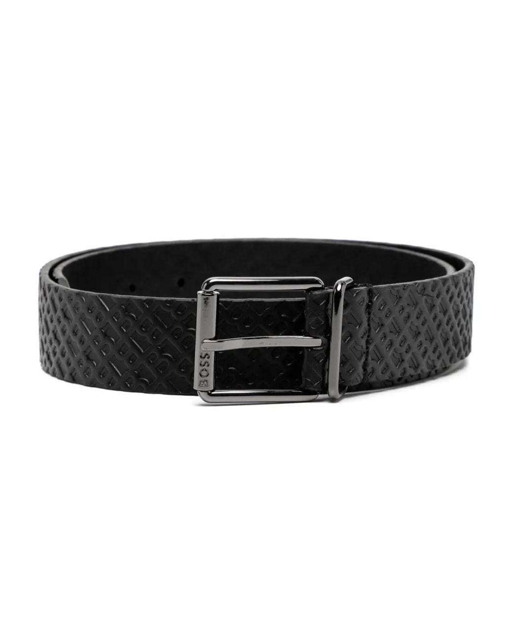 Boss Roll B Gürtel Mit Monogramm in Black für Herren