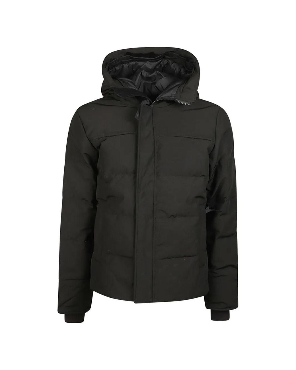 Canada Goose Black Macmillan Hooded Quilted Jacket for men