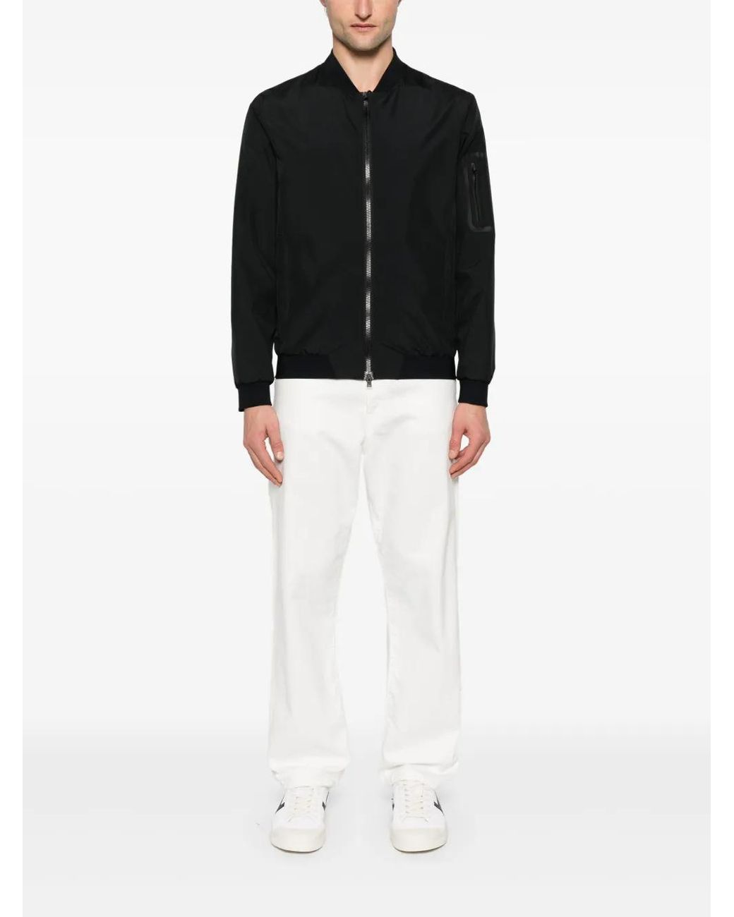 Herno Black Windstopper Jacket for men