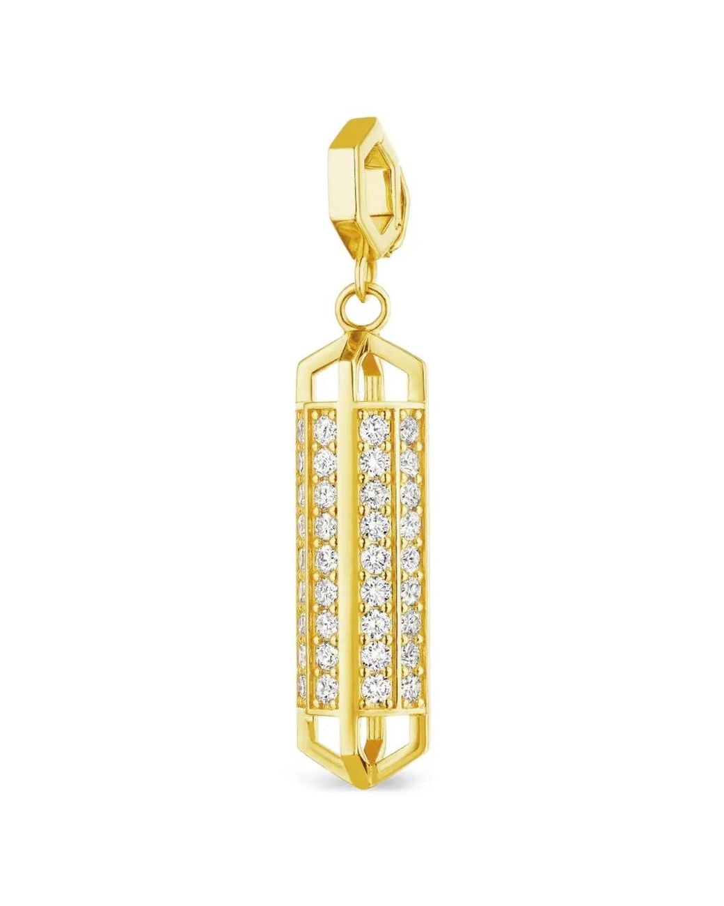 CADAR Metallic Pendentif B Home Serti De Diamants