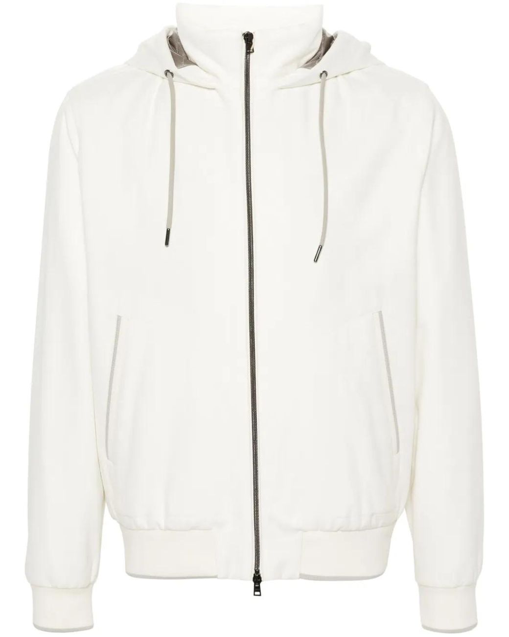 Herno White Resort Hooded Jacket for men