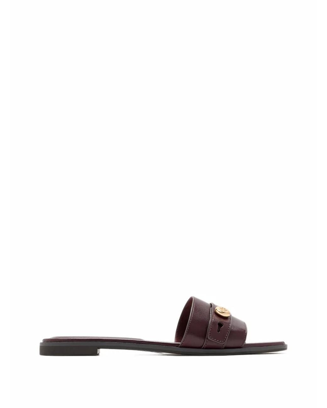 Tory Burch White Romy Slide
