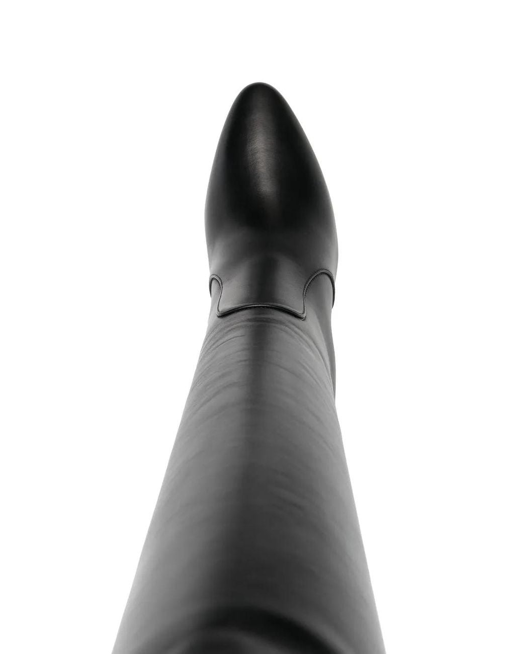 Saint Laurent Black Knee-High 110Mm Harper Boots