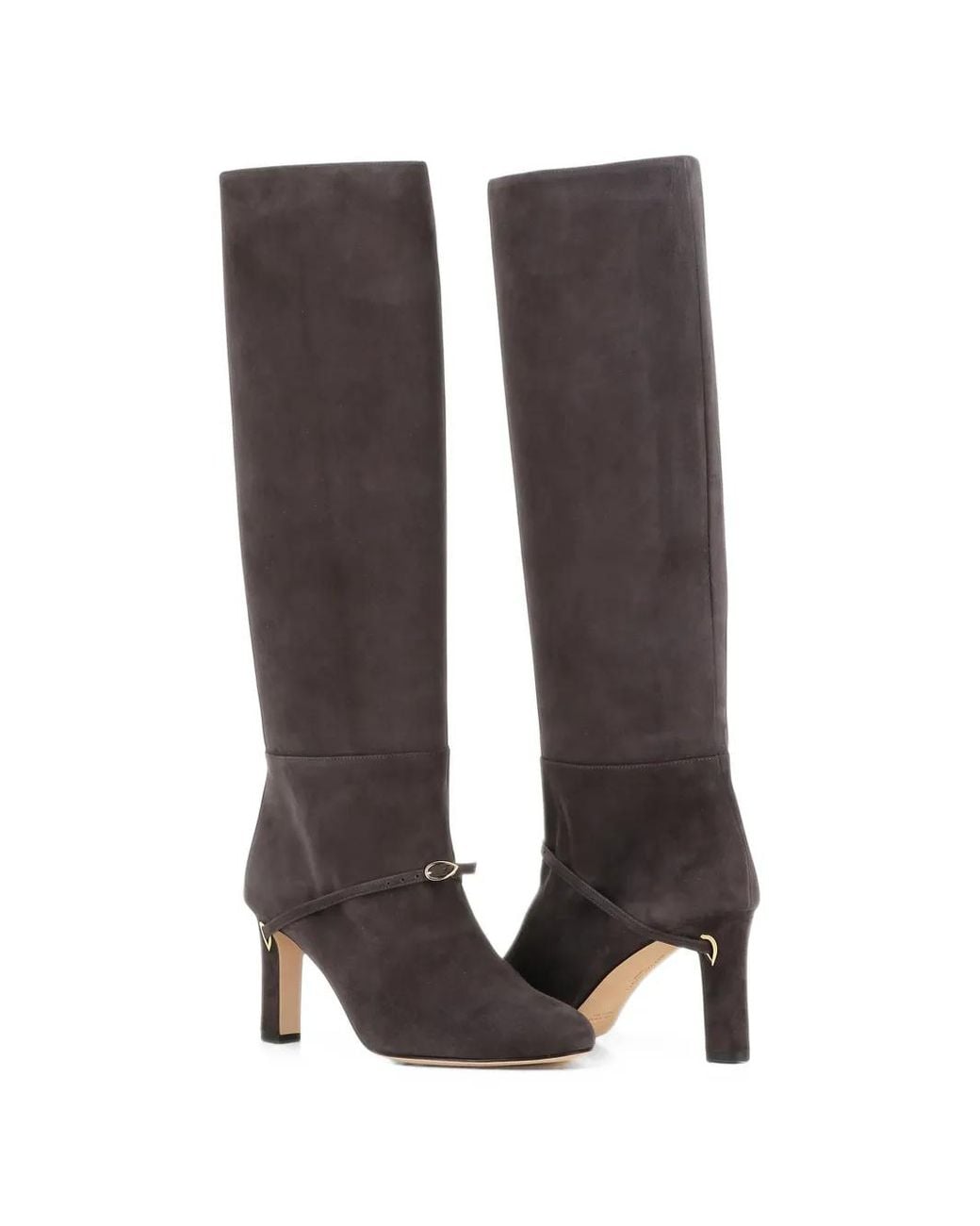 JENNIFER CHAMANDI Brown Samuele 85 Buckle-Strap Boots