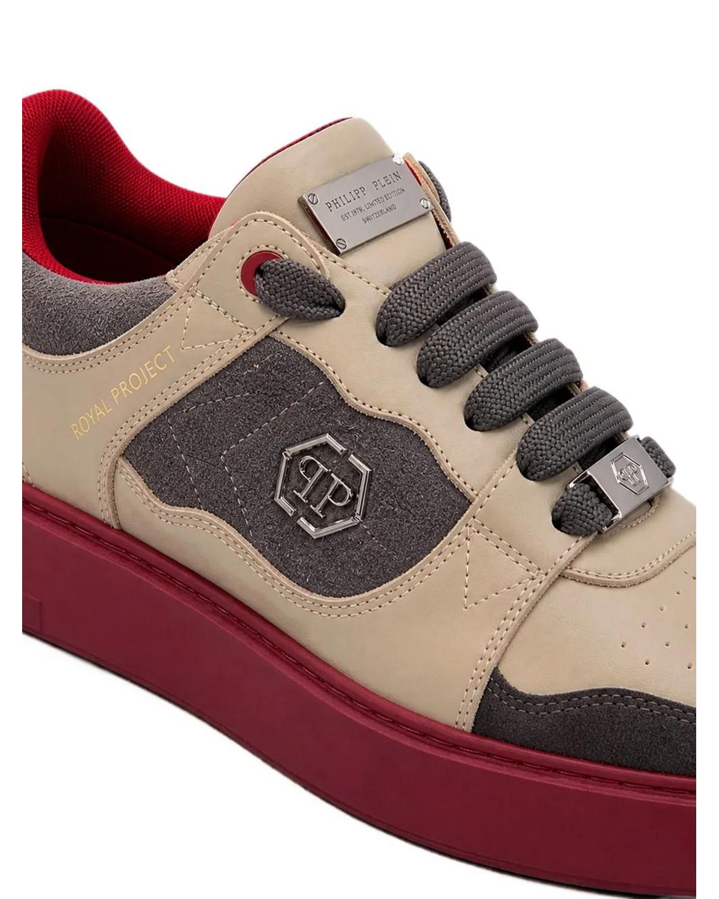 Philipp Plein Red Baskets Royal Project for men
