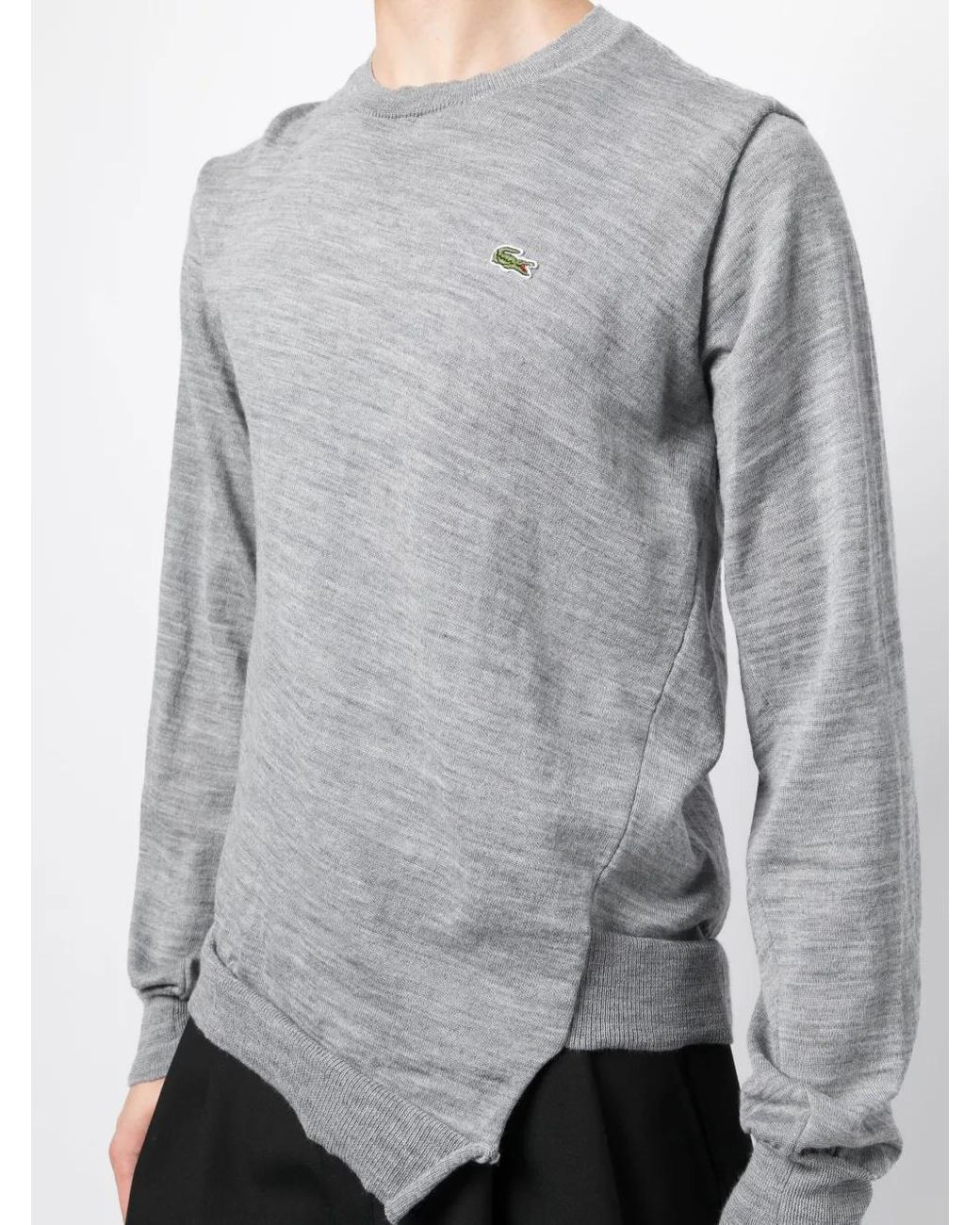 Comme des Garçons Pullover Mit Logo-Patch in Gray für Herren