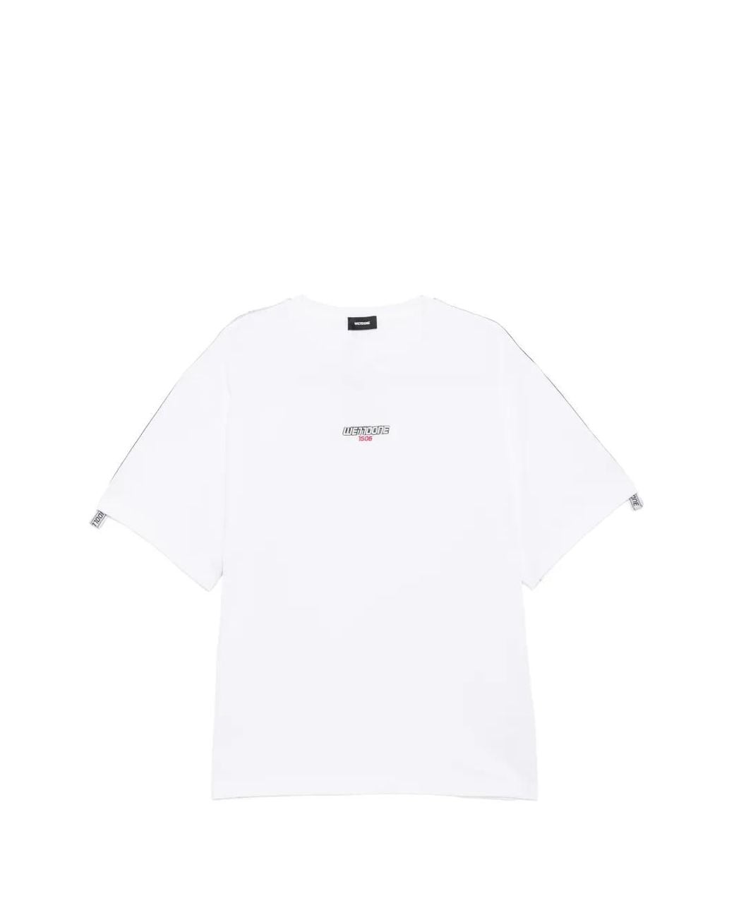 we11done White Logo-Embossed T-Shirt