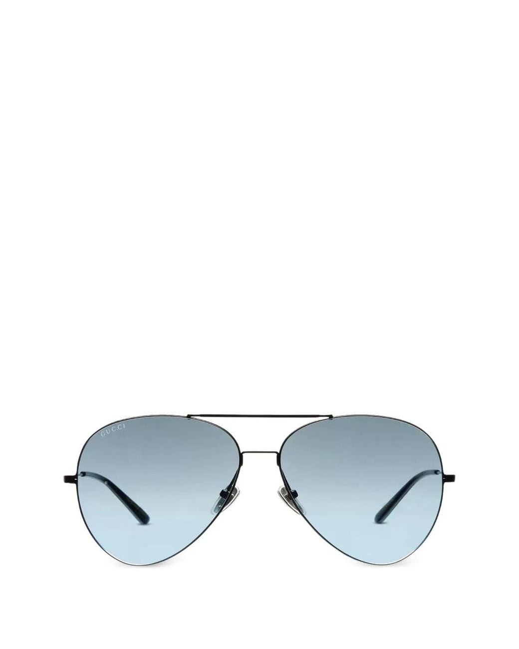 Gucci Blue Pilot-Frame Sunglasses for men