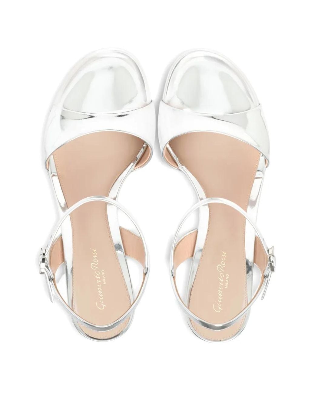 Gianvito Rossi White Marlena 85 Platform Sandals
