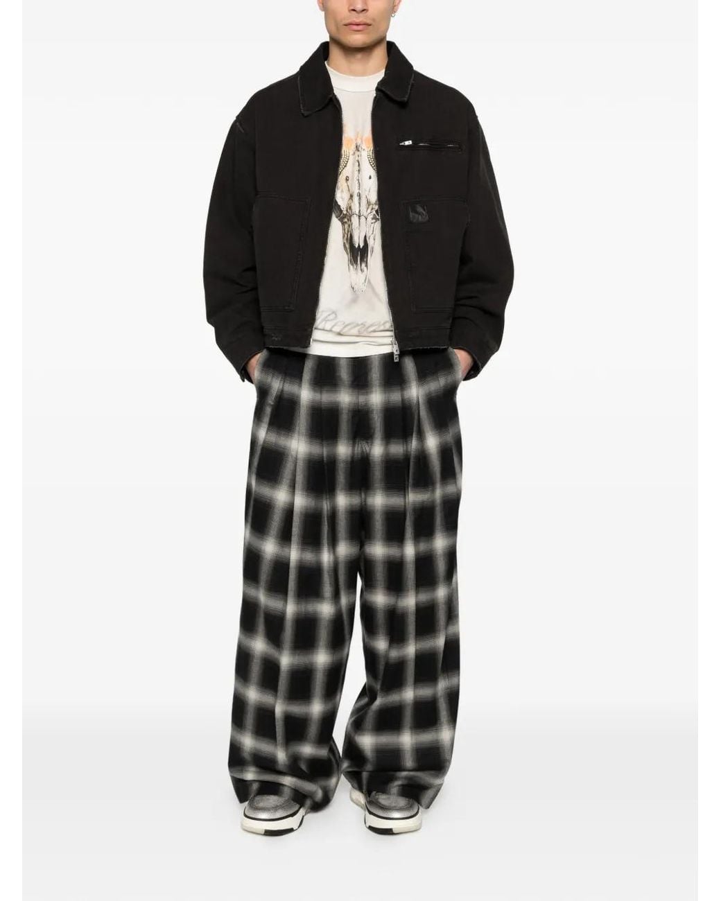 Represent Black Worker Long-Slevee Jacket for men