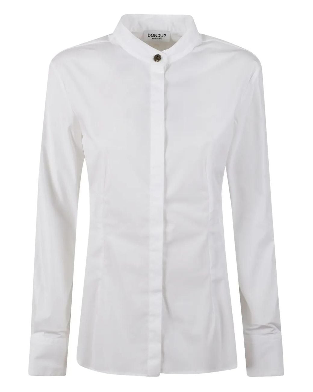 Dondup White Long-Sleeve Shirt