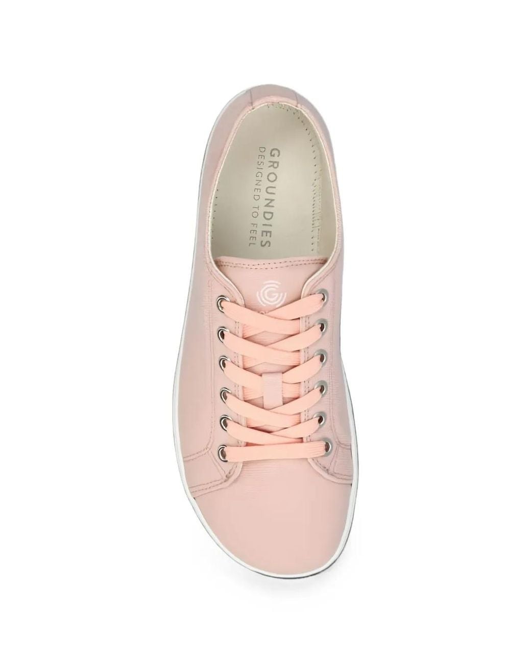 Groundies Pink Lace-Up Sneakers