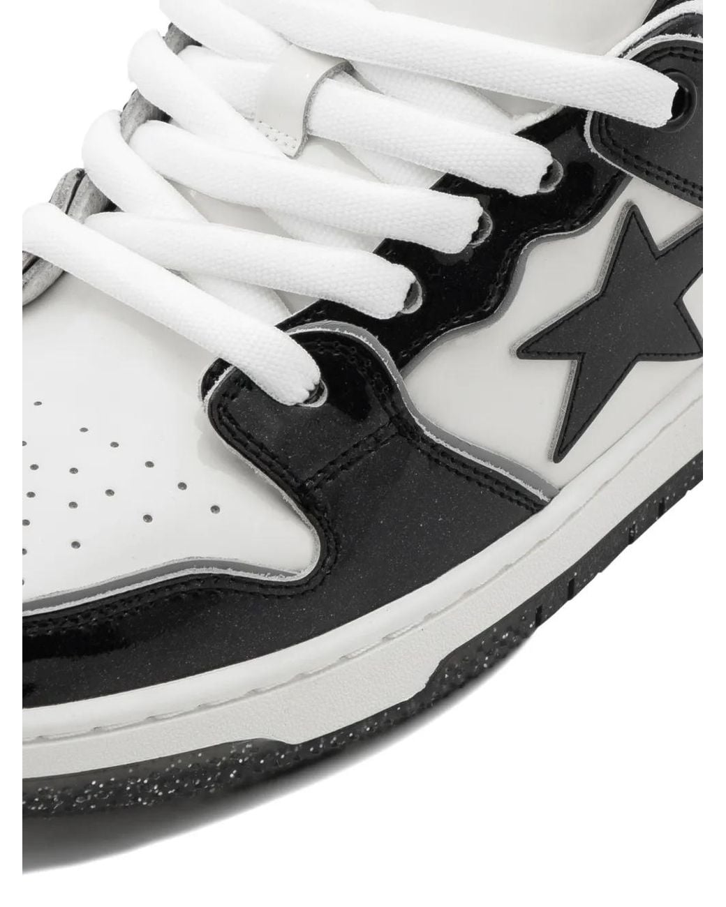 A Bathing Ape White Bape Sk8 Sta Lace-Up Sneakers for men