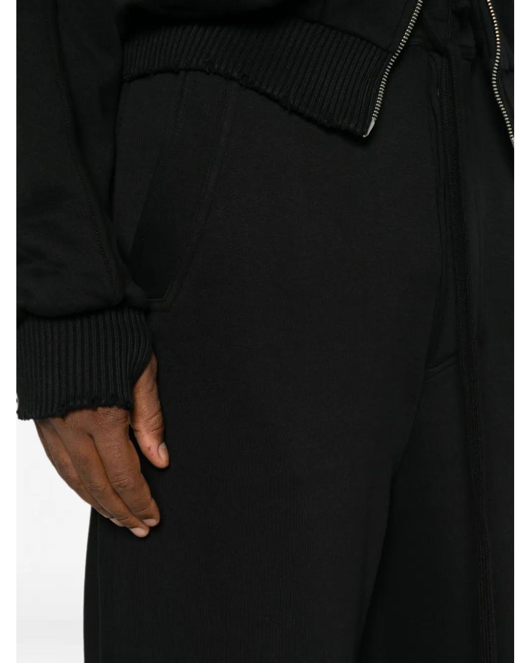 Thom Krom Black Pantalon Ample À Lien De Resserrage for men
