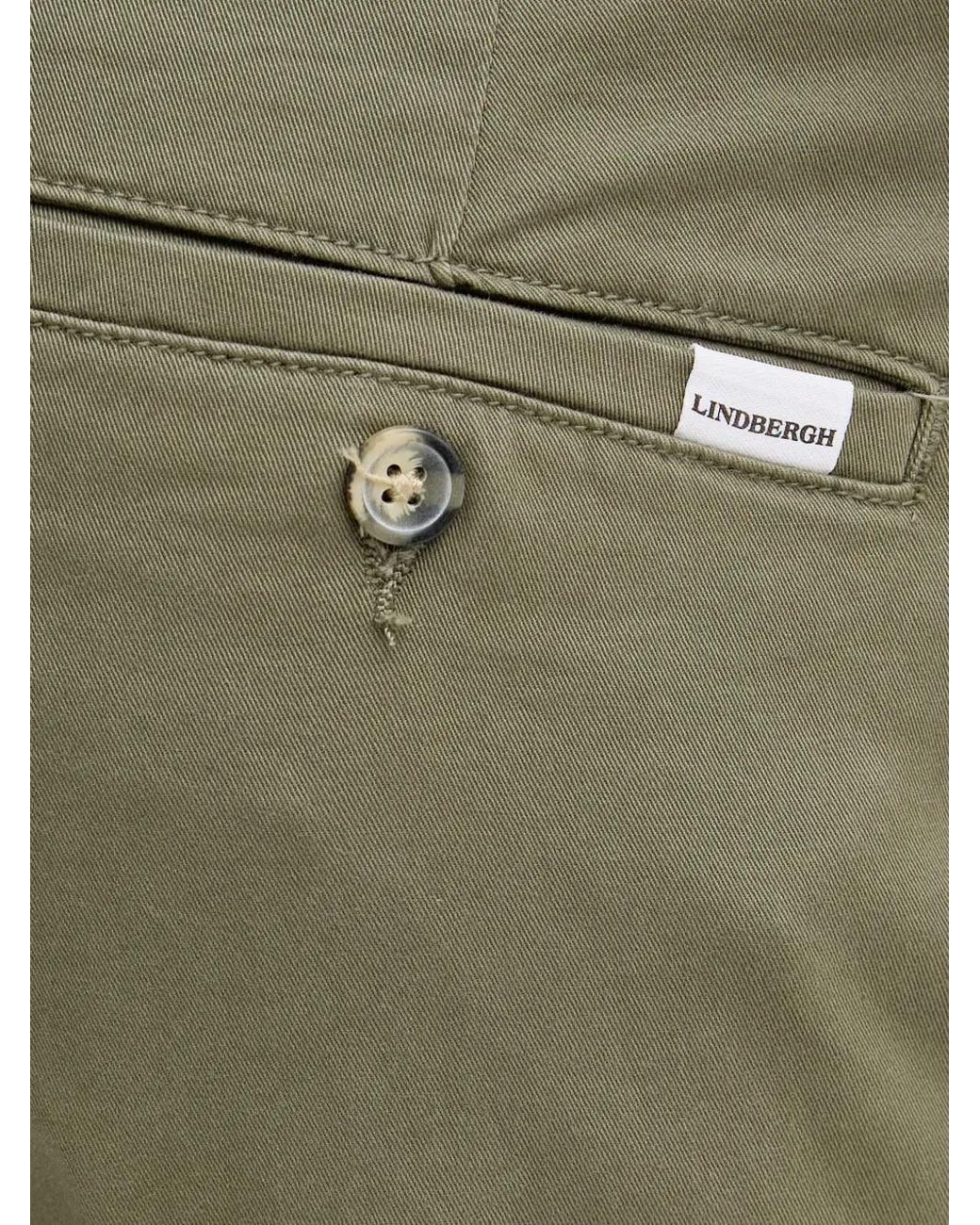 Bermudas Con Bajos Vueltos Lindbergh de hombre de color Green