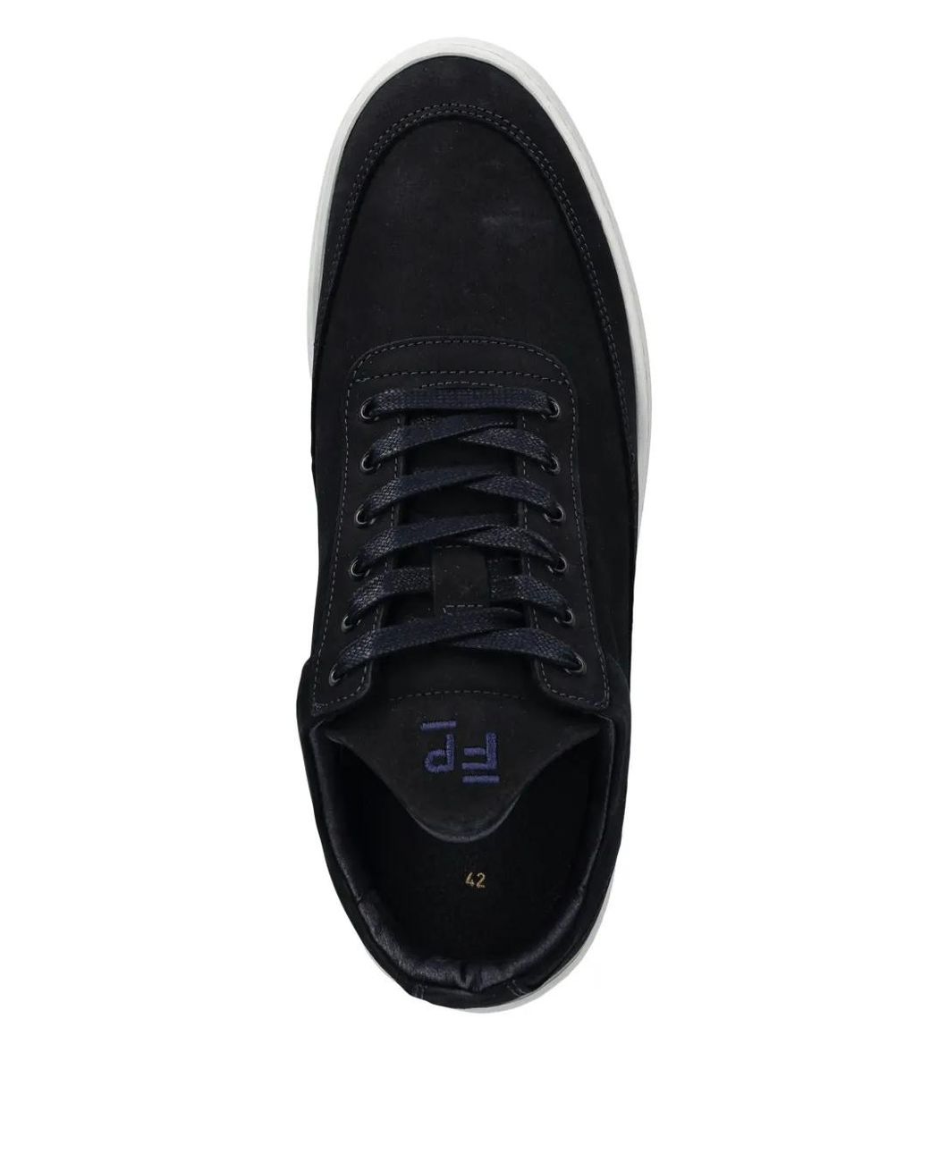 Filling Pieces Black The Low Top Sneakers for men