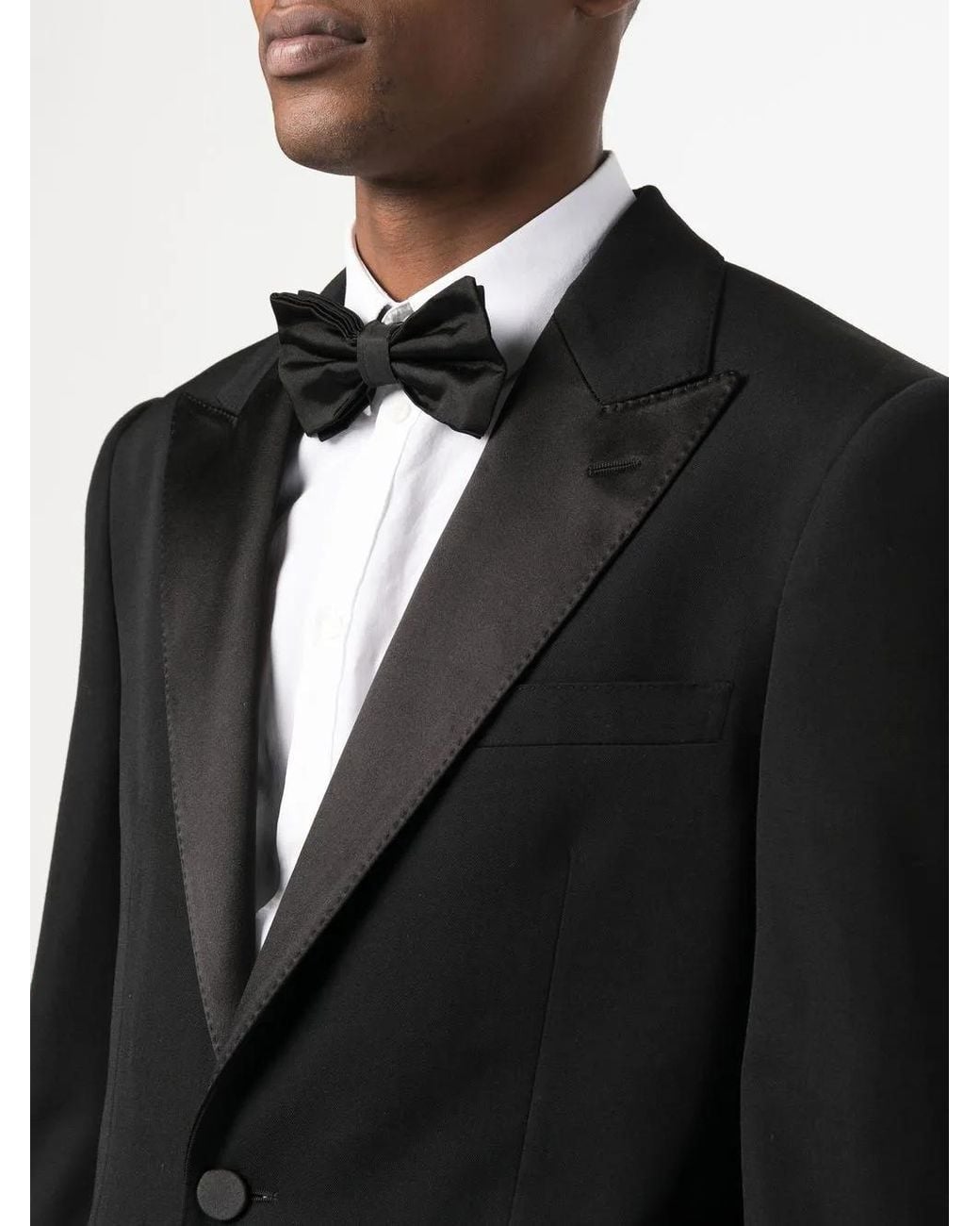 McQueen Black Tailored Single Breasted Jacket for men