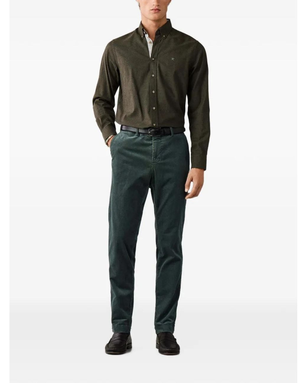 Hackett Green Button-Fastening Shirt for men