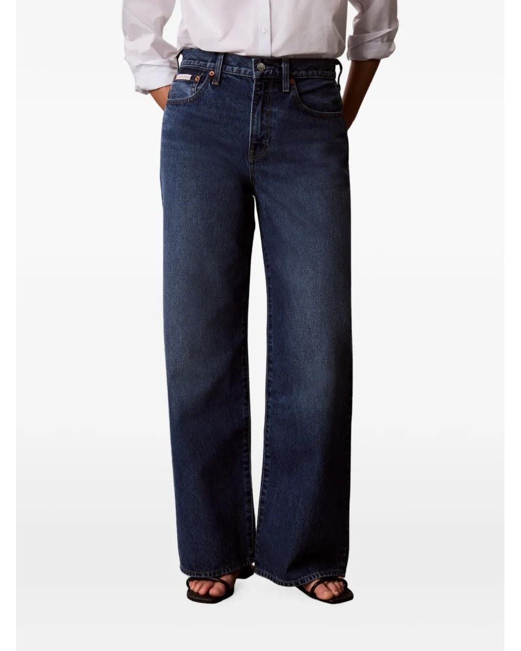 Calvin Klein Blue Jean À Coupe Ample