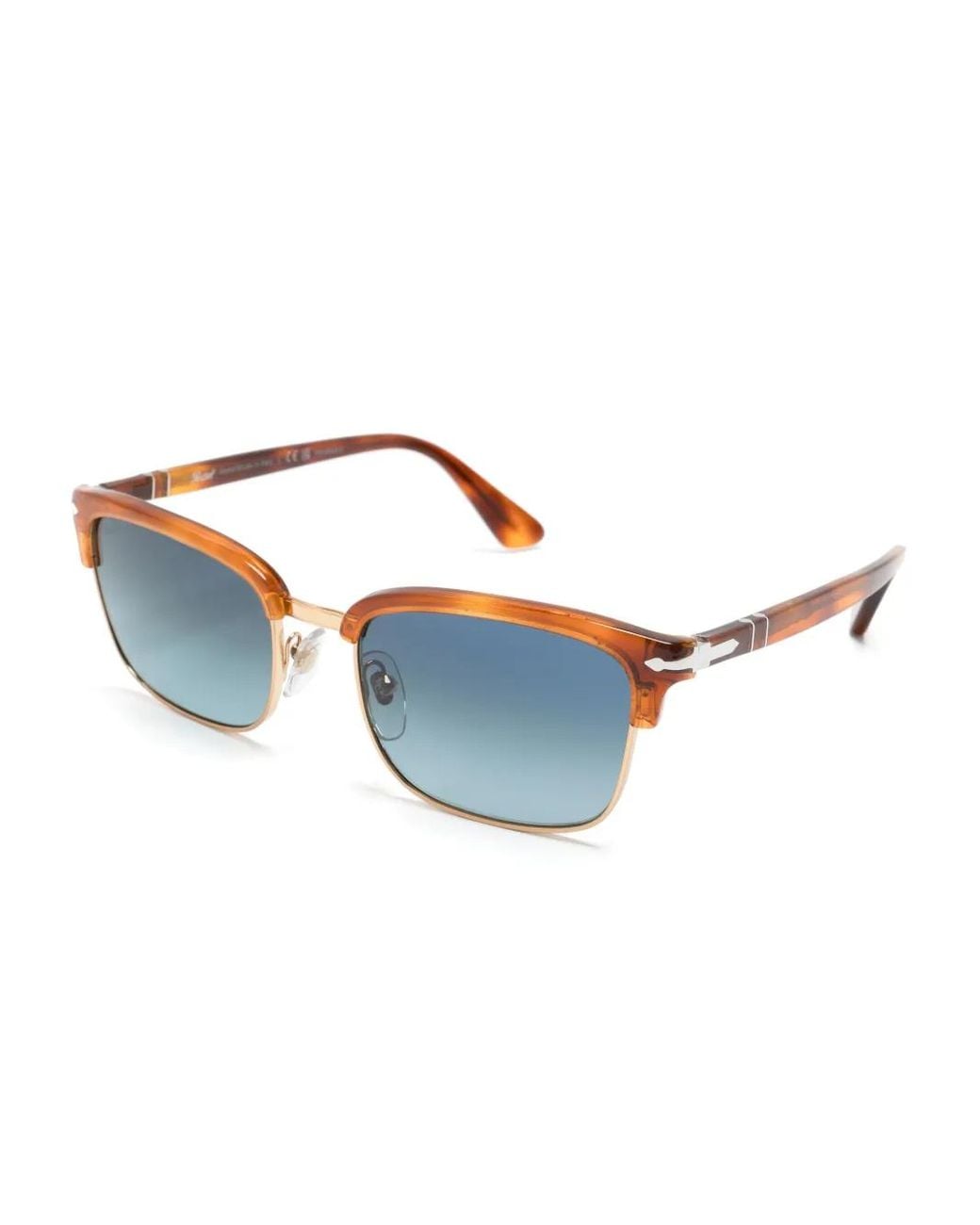Persol Blue Square-Frame Glasses