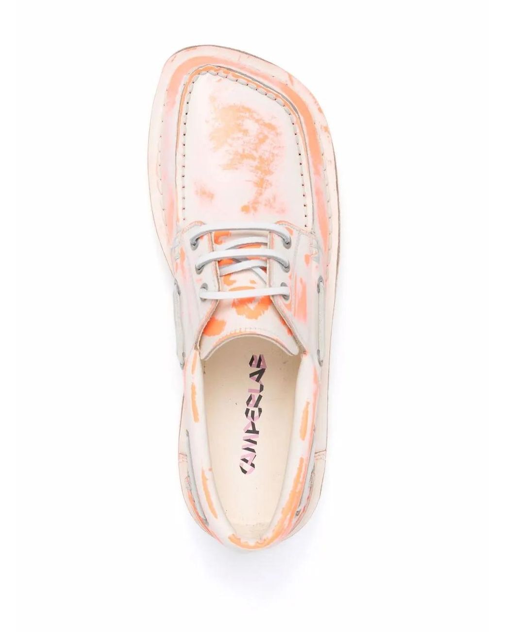 CAMPERLAB Pink Mocassins Eki À Effet Tie-Dye for men