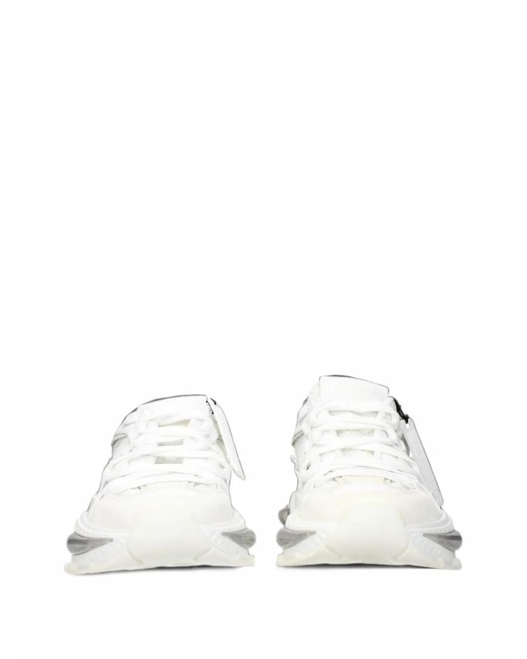 Dolce & Gabbana White Mesh-Panel Chunky Sneakers