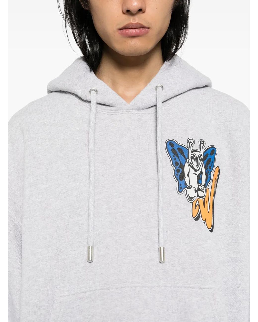 Off-White c/o Virgil Abloh White Graphic-Print Hoodie for men